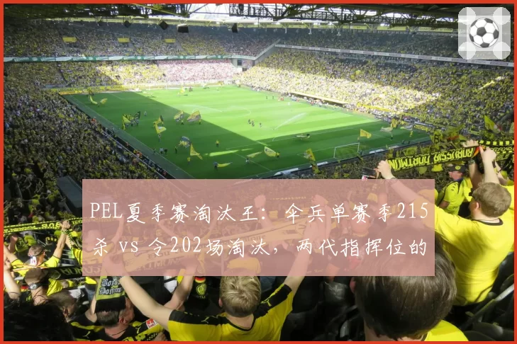 PEL夏季赛淘汰王：伞兵单赛季215杀 vs 令202场淘汰，两代指挥位的数据博弈
